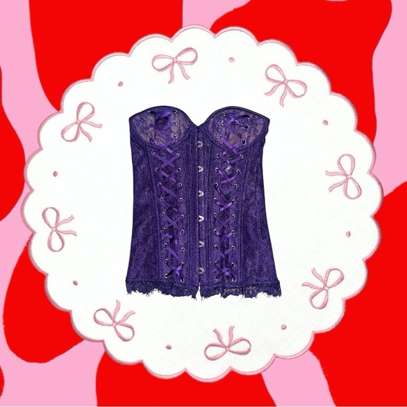 Adore Me Other - adore me purple corset 💟
